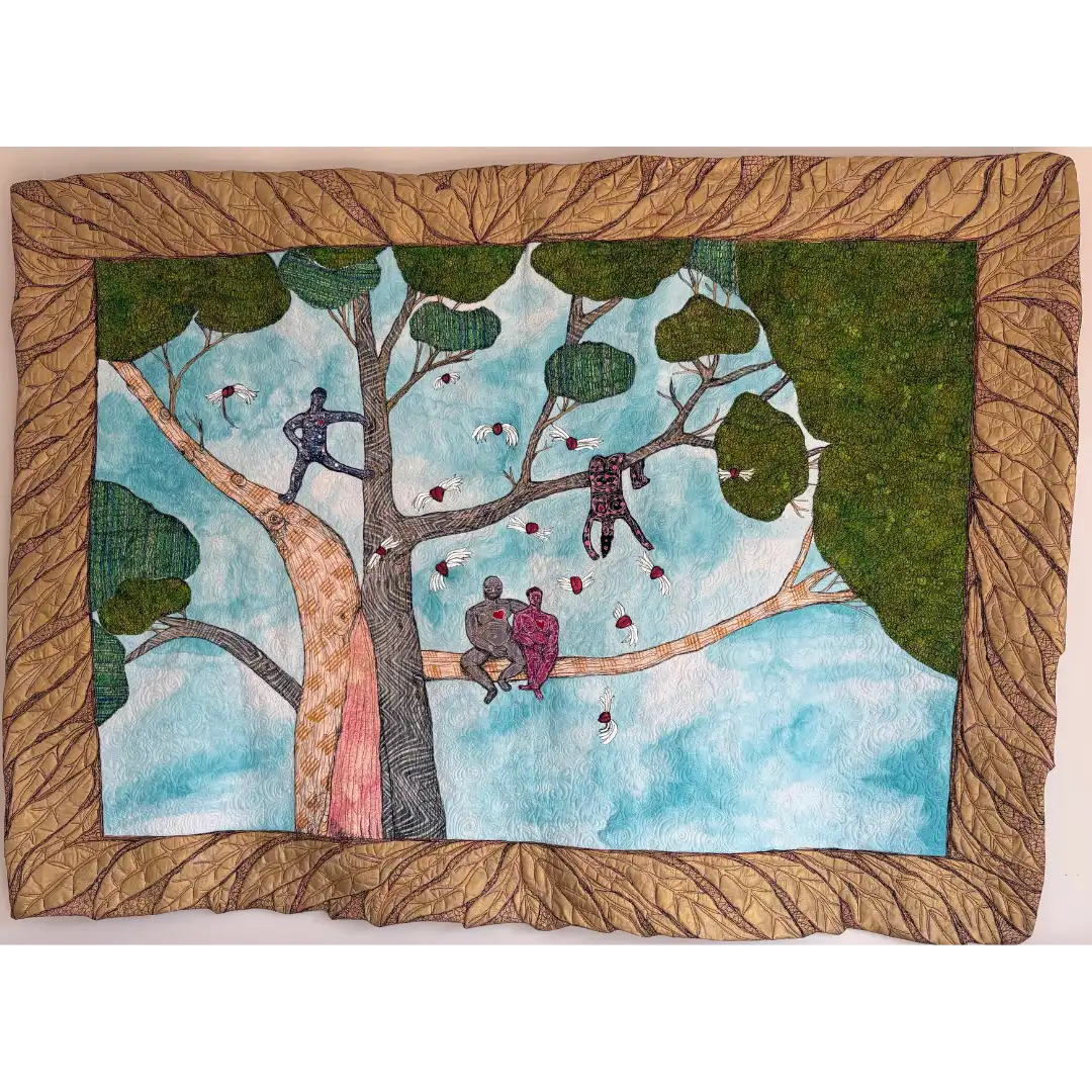 Family tree hearts fly free
