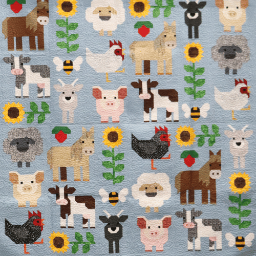 2nd prize quilt, Fab Farm