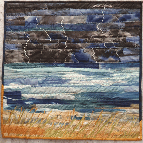 Summer Storms quilt by Christine Jones