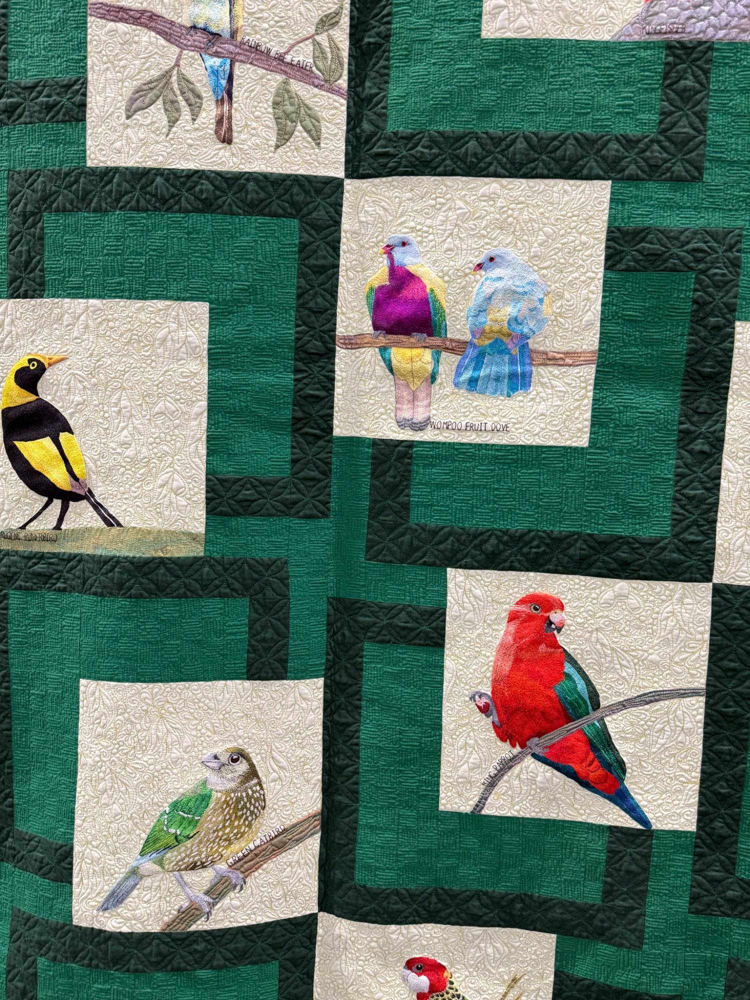 Detail of Skybound Threads of Dorrigo by Michelle Hutton